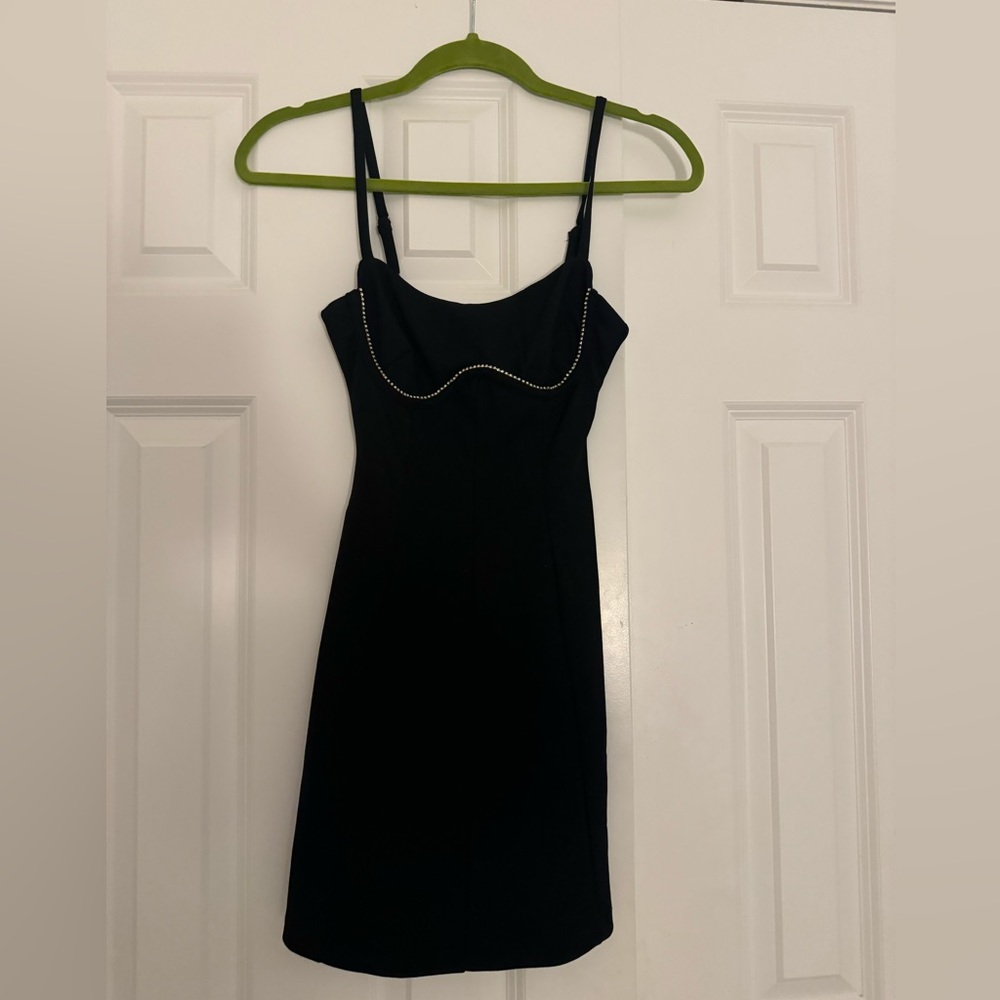 Princess Polly Lunara Mini Dress Black - Size 2